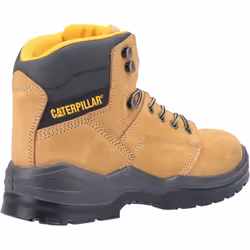 ) Caterpillar Striver Nubuck Honey Safety Boots - Gold, 6 (Adults'