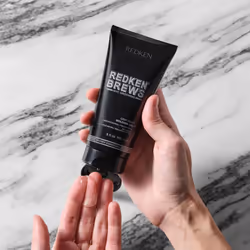 Redken Brews Holding Gel For Men  Medium Hold  Medium Shine  Flake-Free  Hair Gel 5 fl. oz