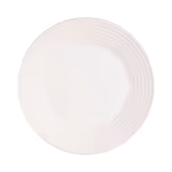 Luminarc Harena Dinner Plate Opal Glass 25cm White Microwave Dishwasher Safe