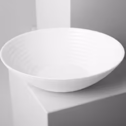 Luminarc Harena Bowl Opal Glass 20cm White Round Salad Soup Dishwasher Safe