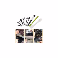 Computer Cleaning Kit MultiPurpose Keyboard Cleaning Brushes Anti Static Brushes Clothes for Computer Printer Car Player Camera