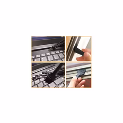 Computer Cleaning Kit MultiPurpose Keyboard Cleaning Brushes Anti Static Brushes Clothes for Computer Printer Car Player Camera