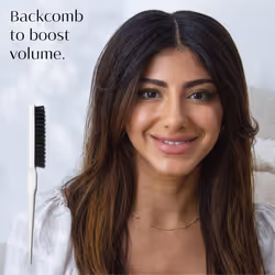 T3 Detail Set with Pintail Comb, Edge Brush, and Teasing Brush, Three-Piece Hair Brush and Comb Set with Premium Vegan Boar Bristles and Flexible Teet