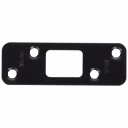 Kwikset 83223-514 3-5/8"" Radius Deadbolt Strike Iron Black Finish