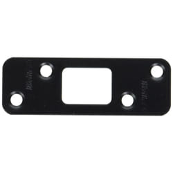 Kwikset 83223-514 3-5/8"" Radius Deadbolt Strike Iron Black Finish