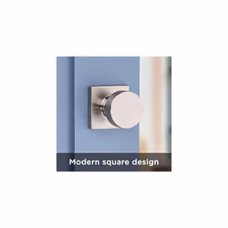 97300-933 Pismo Bedroom/Bathroom Door Knob, Round, Satin Nickel