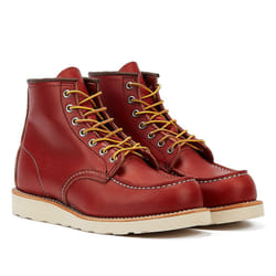 ) Red Wing Shoes Heritage Work 6inch Moc Active Oro Russet Men's Brown Boots - Brown, 8 (Adults'