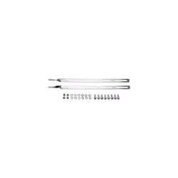 Topeak Extra Long Tubular Rack Bike Mounting Brackets, Silver, 34.5 cm