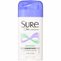 Original Solid Unscented AntiPerspirant Deodorant 80 ml