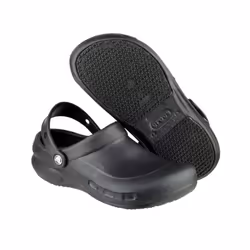 ) Crocs Bistro Thermoplastic Black Clogs - Black, 12 (Adults'