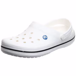 Crocs Unisex-Adult Crocband Clog  White  9 Women/7 Men