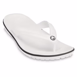 Crocs Crocband Flip, Female, Adult, Flip-flops, White, Monochromatic, 38 - 39