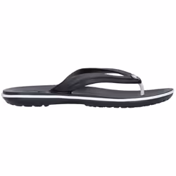 ) Crocs Crocband Flip Croslite Rubber Black Slippers - Black, 12 (Adults' - Additional view 4