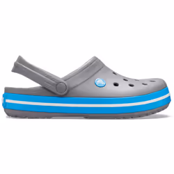 Crocs Crocband, Clogs, Unisex, Adult, Grey, Blue, White, 36 - 37, 37-38