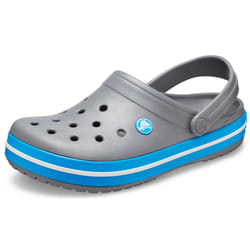 Crocs Unisex-Adult Crocband Clog  Charcoal/Ocean  9 Men/11 Women M US