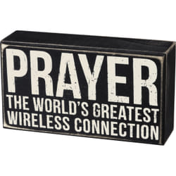 Primitives by Kathy 18998 indoor decorative plaque/sign Wood Black, White