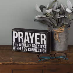 Primitives by Kathy 18998 indoor decorative plaque/sign Wood Black, White