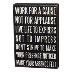 Primitives by Kathy Work For A Cause Box Sign