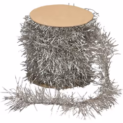 Tinsel Garland - Silver
