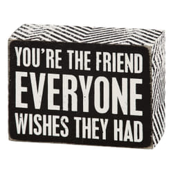 Primitives by Kathy Everyone Wishes Box Sign