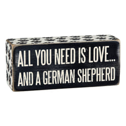 Primitives by Kathy German Shepherd Box Sign
