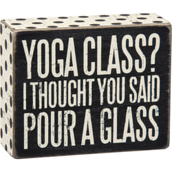 Primitives by Kathy 27235 indoor decorative plaque/sign Wood Black, White