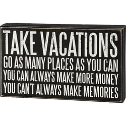 Primitives by Kathy 27340 indoor decorative plaque/sign Wood Black, White