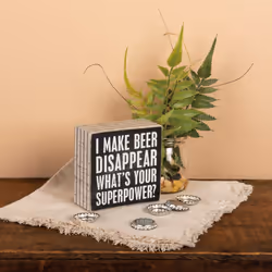 Primitives by Kathy Beer Disappear Box Sign