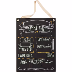 Primitives by Kathy Kids Milestone Chalkboard Sign 9.5"" x 13"" My F