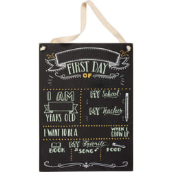 Primitives by Kathy Kids Milestone Chalkboard Sign  9.5"" x 13""  My F