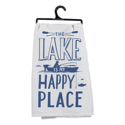 Primitives by Kathy Lake Is My Happy Place Kitchen Towel