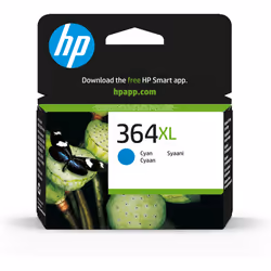 HP 364XL High Yield Original Ink cartridge DeskJet 3070A, 3520, 3522, 3524 HP OfficeJet 4620 Original XL Cyan - Additional view 2