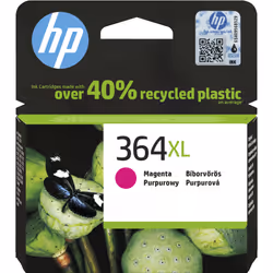 HP 364XL High Yield Magenta Original Ink Cartridge, High (XL) Yield, Magenta, Dye-based ink, 1 pc(s), 750 pages