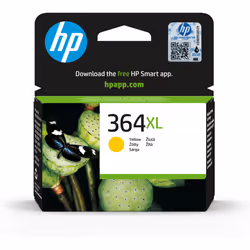 HP 364XL High Yield Yellow Original Ink Cartridge