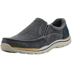 SKECHERS Men's Expected Avillo Moccasin  Blue  14 Medium US