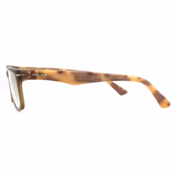 Police Glasses Frames Blackbird 3 VPL391 6W8M Matte Transparent Havana Men