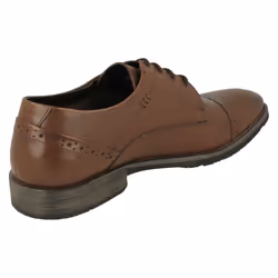 Mens Hush Puppies Smart Lace Up Shoe Craig Luganda - UK 11, Brown