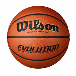 WILSON Evolution Game Basketball - Game Ball, Size 5 - 27.5"