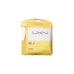 Luxilon 4G Rough Tennis String, Gold, 16L Gauge/1.25mm (WRZ997114)