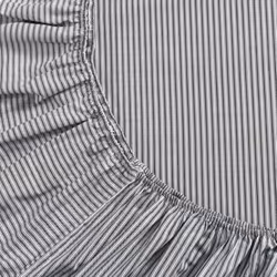 Tommy Hilfiger - Sheet Set  Cotton Percale Bedding with Matching Pillowcases  Crisp & Cool  Premium Quality Home Essentials (Highland Ticking Stripe N