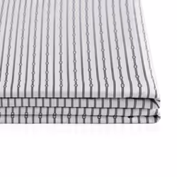 Tommy Hilfiger - Sheet Set  Cotton Percale Bedding with Matching Pillowcases  Crisp & Cool  Premium Quality Home Essentials (Monogram Stripe Navy  Ful