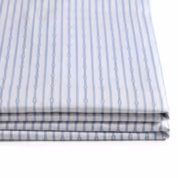 Tommy Hilfiger - Sheet Set  Cotton Percale Bedding with Matching Pillowcases  Crisp & Cool  Premium Quality Home Essentials (Monogram Stripe Blue  Kin