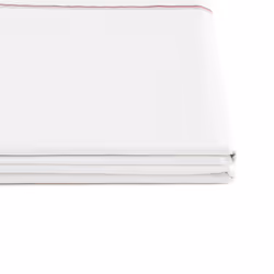 Tommy Hilfiger - Sheet Set  Cotton Percale Bedding with Matching Pillowcases  Crisp & Cool  Premium Quality Home Essentials (Global Stripe Red  King)