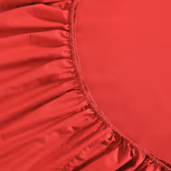 Tommy Hilfiger - Sheet Set  Cotton Percale Bedding with Matching Pillowcases  Crisp & Cool  Solid Home Essentials (Red  King)
