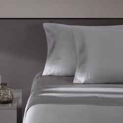 Vera Wang - Queen Sheet Set Luxury Sateen Cotton Bedding 800 Thread Count Soft & Smooth Home Decor Steel Grey 4pcs Queen