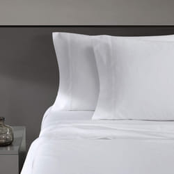 Vera Wang - Queen Sheet Set  Luxury Sateen Cotton Bedding  800 Thread Count  Soft & Smooth Home Decor White  4 pieces  Queen