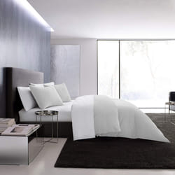 Vera Wang - Queen Comforter Set  Luxury Cotton Bedding Set with Matching Shams  Chic Room Essentials (Waffle Pique Queen  Moonlight Grey)