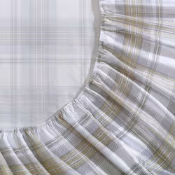Wrangler Twin Sheet Set  Silky  Lightweight Bedding Set  Casual Home D  cor Dayton Valley Plaid Beige  Twin