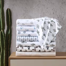 Wrangler - Sheet Set  Breathable & Wrinkle Resistant Bedding  Includes Matching Sham & Pillowcases  Yellowstone Inspired  Floral Luxurious Bedding Set