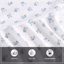 Wrangler - Sheet Set  Breathable & Wrinkle Resistant Bedding  Includes Matching Sham & Pillowcases  Yellowstone Inspired  Floral Luxurious Bedding Set